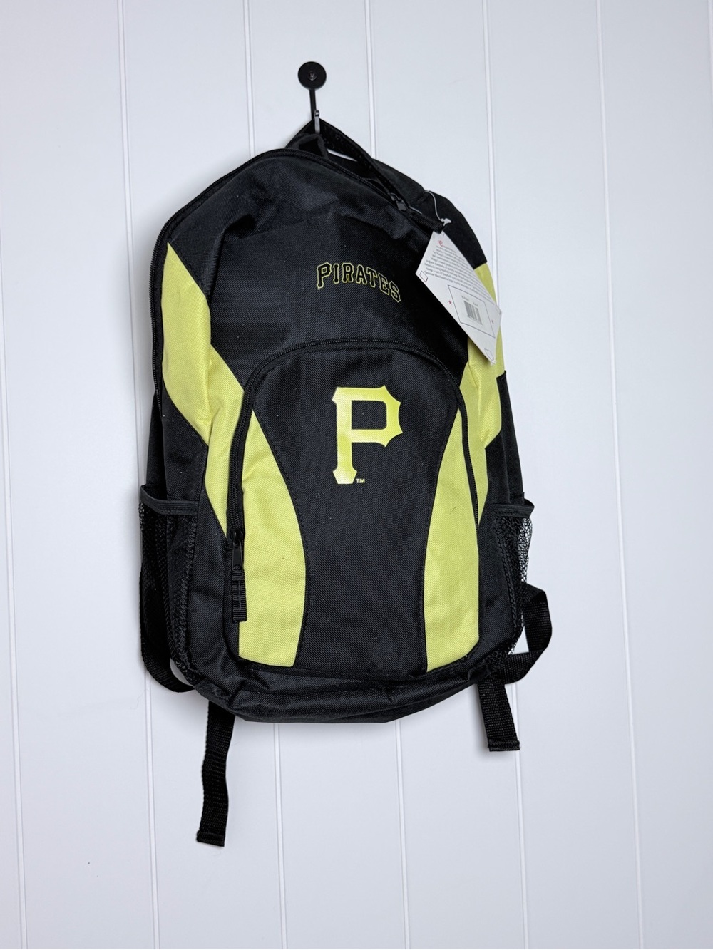 Pirates Logo Black and Yellow Team Backpack